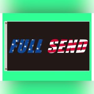 Black American Full Send flag.
